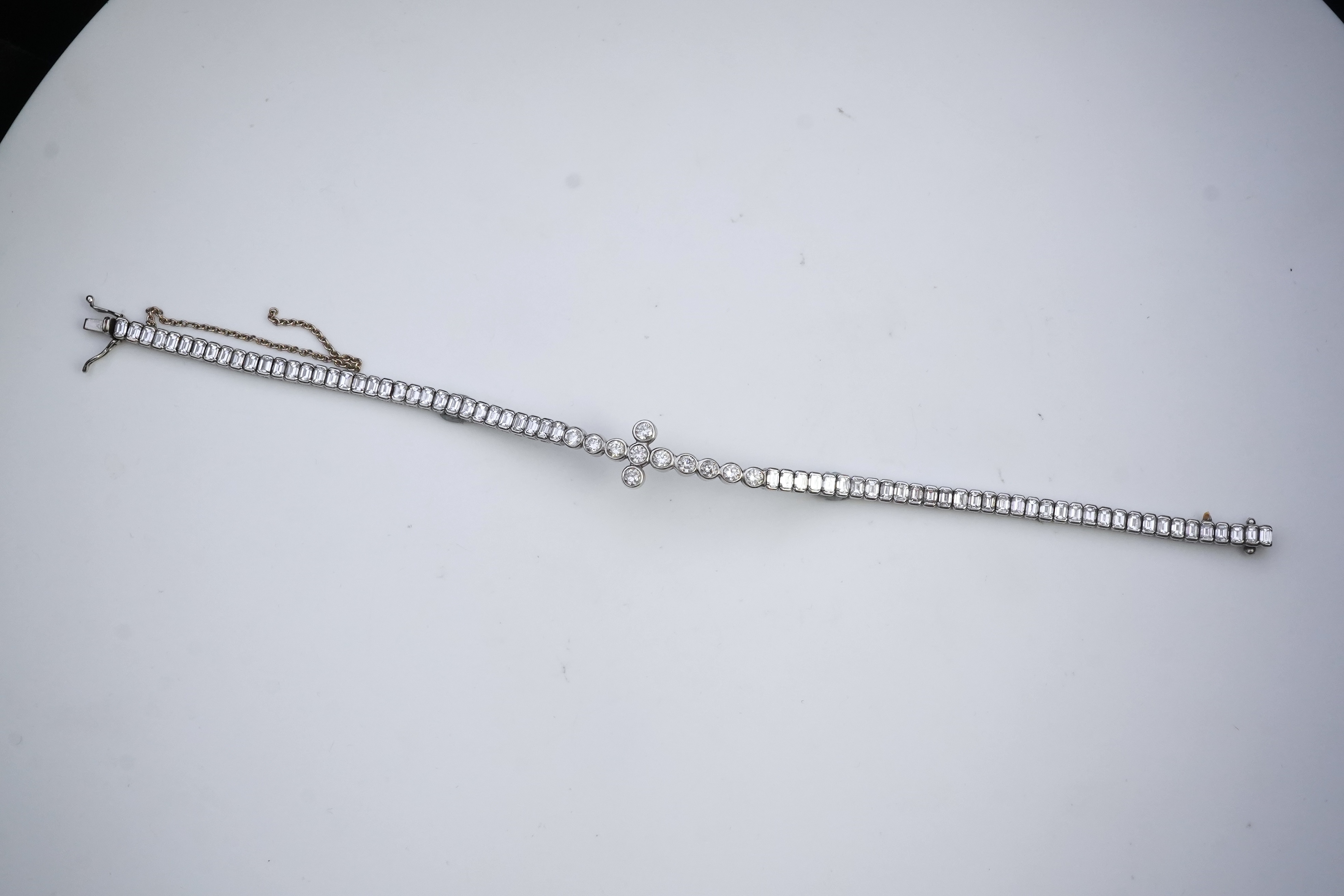 A diamond bracelet